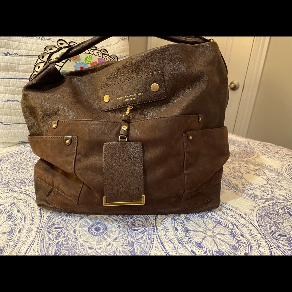 Buffalo leather Hobo bag by Marc Jacobs